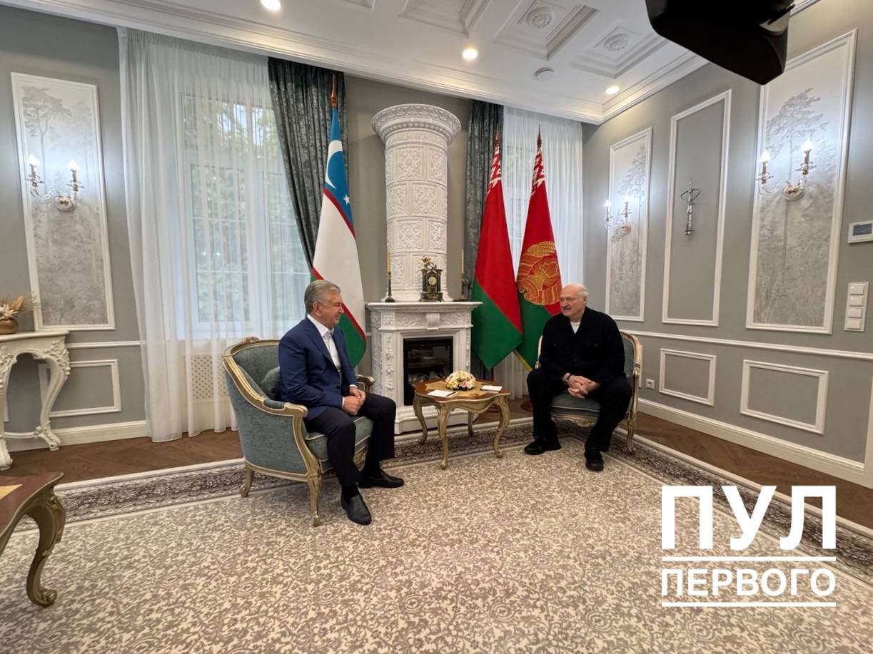 Lukashenko and Mirziyoyev meeting underway