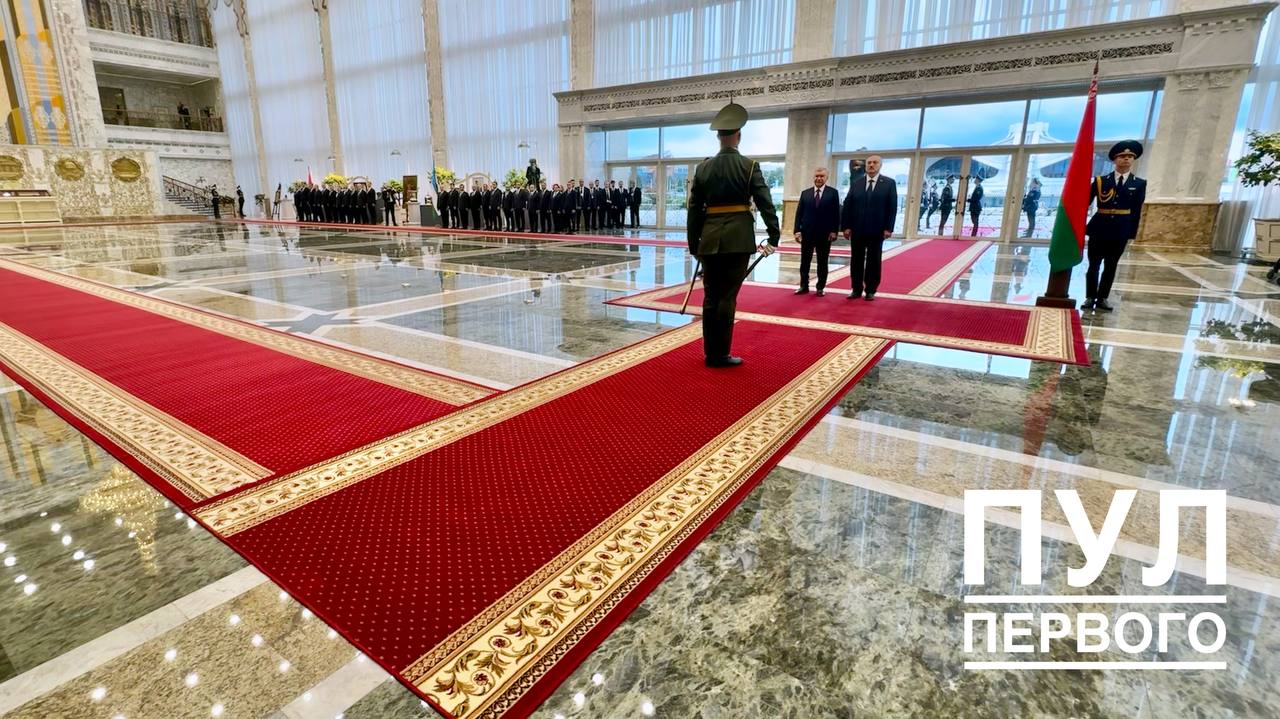 Belarus and Uzbekistan Leaders Hold Official Meeting and Talks
