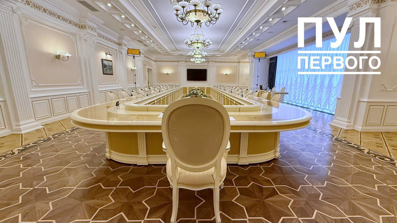 First the President held a meeting with the leadership of the Council of Ministers and governors